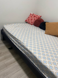 IKEA double bed with mattress