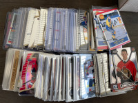Big stack of rookie hockey cards