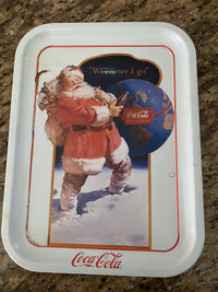 COCA COLA CHRISTMAS THEMED SERVING TRAYS $25