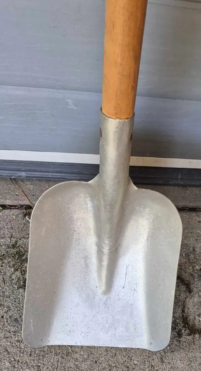 Small aluminum D handled shovel. 