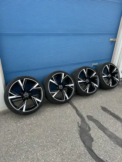 20 Inch Audi rims S line rims Audi wheels • Two Tone, Set of 4 • 5x112 Bolt Pattern • TPMS Sensors I...