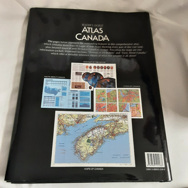 1995 (1998) Readers Digest Atlas Of Canada hrdcvr w/dust jacket  in Non-fiction in Calgary - Image 3