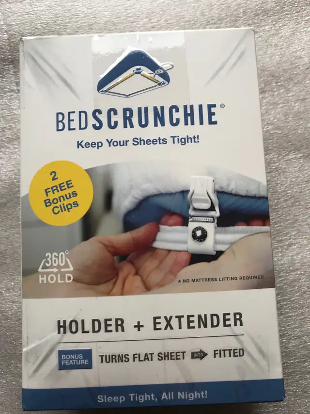 Bed Scrunchie Sheet Tightener/ Clips For Bedding  &  Mattresses in Bedding in City of Toronto - Image 2