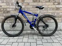26” Mongoose mountain bike. Front disk break 