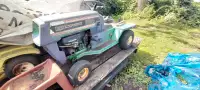 Vintage lawnflight 8 tractor 