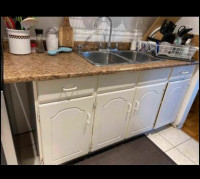 Kitchen Cabinets, Countertops,Sink and  Faucet