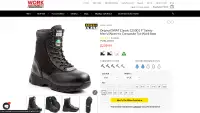 Original SWAT Classic 225001 Work Boots safety shoes, size 11