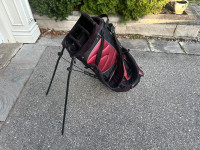 Red Nike Golf Bag