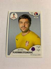 2018 PANINI FIFA WORLD CUP RUSSIA STICKER V.STOJKOVIC#414 SERBIA