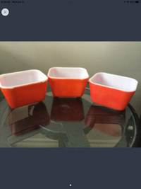 Vintage Red Pyrex Fridgies - all for $20 