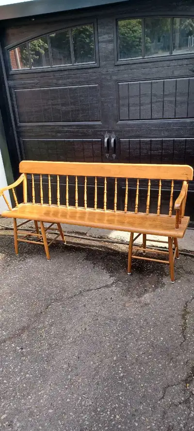 Antique Farmhouse Bench, View more