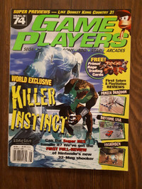 Magazine Game Players Août 1995- Killer Instinct -Chrono Trigger