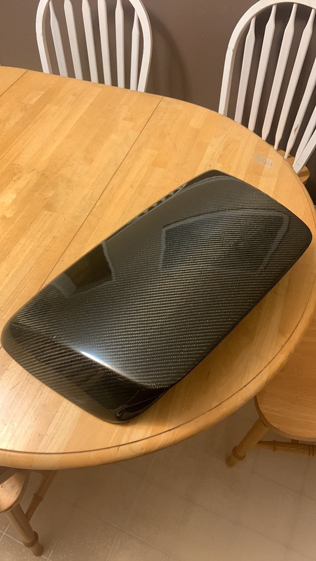 2006 Subaru sti carbon fiber hood scoop Auto Body Parts Winnipeg