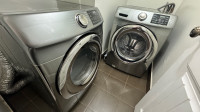 Used Samsung Stackable 27” Washer and Dryer Set 