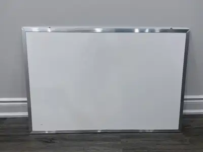 White Board 24“ X 36” with hanging hooks, View more