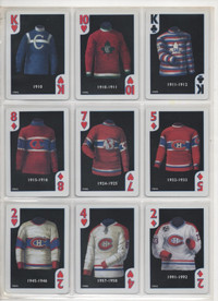 1999 NHL HERITAGE COLLECTION PLAYING CARD SET