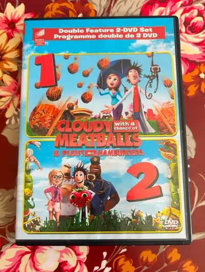 Cloudy whit a chance of meatballs 2 dvd film movie cd tv tele, View more