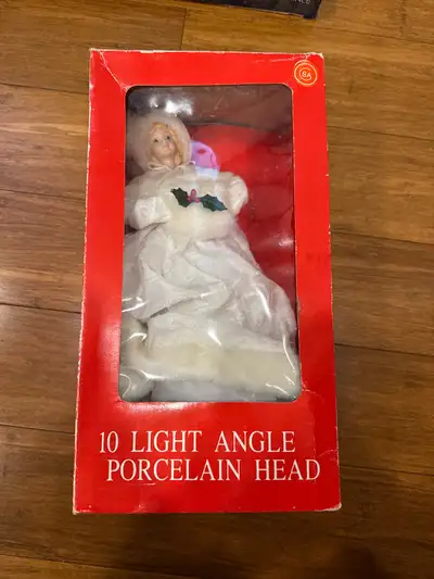 10” LIGHT ANGEL PORCELAIN HEAD, View more