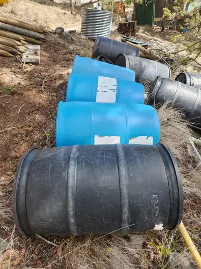 Plastic barrels, View more
