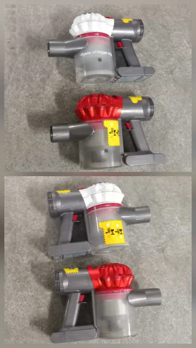 Two Dyson Vacuum Cleaners V7 Cordless Cord-Free Stick Handheld in Vacuums in City of Toronto - Image 9