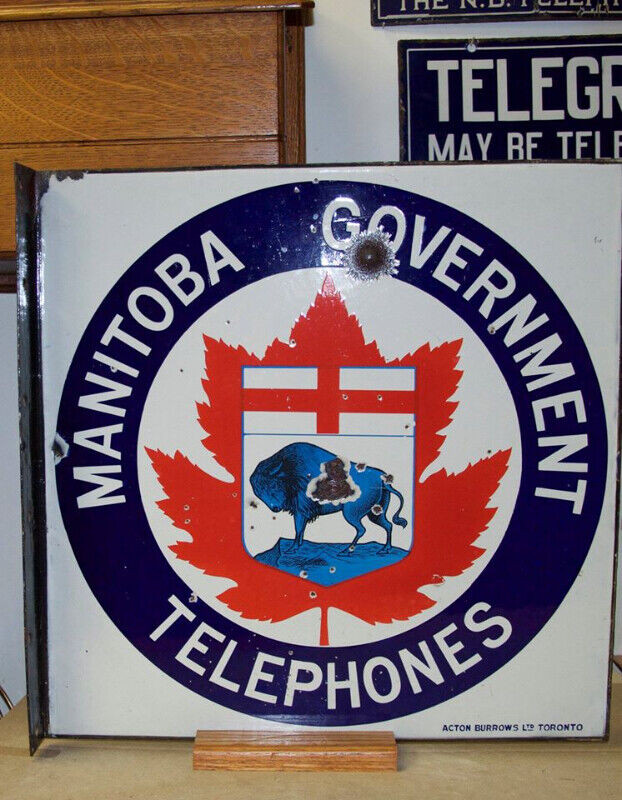 Canadian Telephone Signs in Arts & Collectibles in Burnaby/New Westminster - Image 4