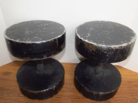 Pair 95 Lb Dumbbells Solid Metal - Only $380