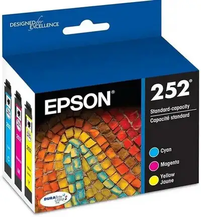 Epson 252 Colour Ink Cartridges (New), View more