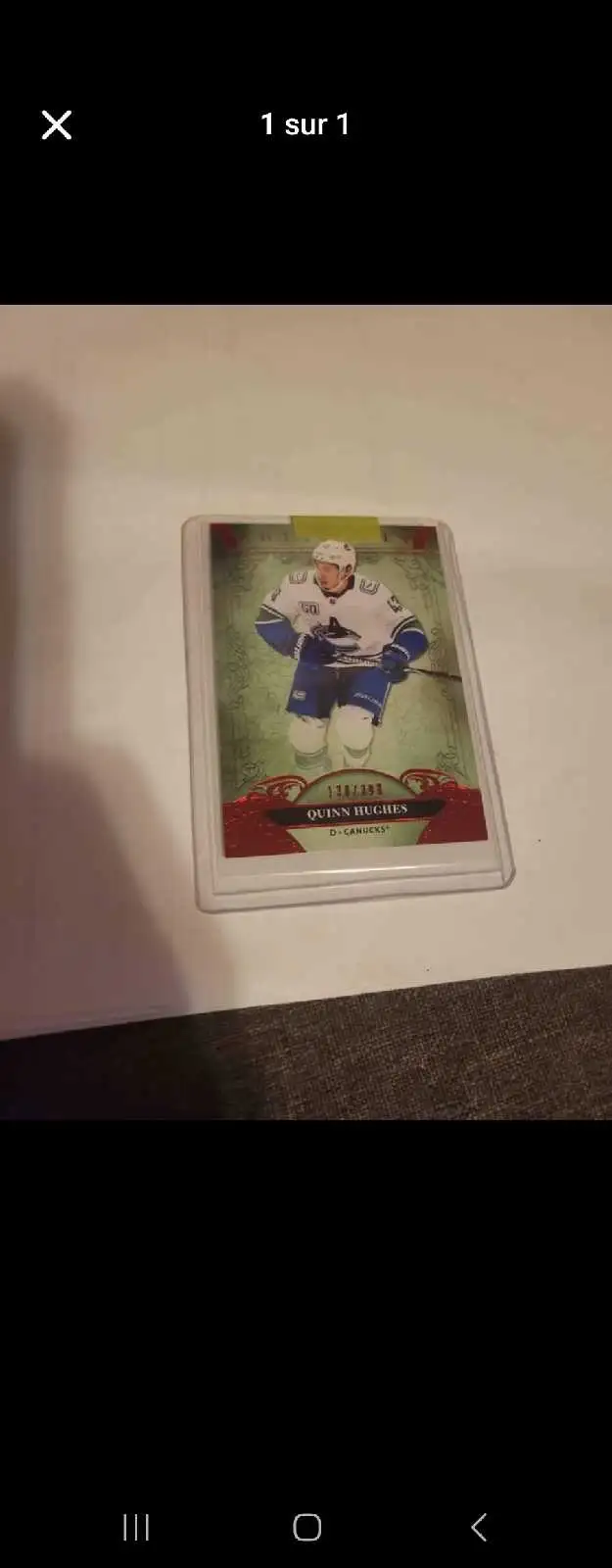 Carte de Hockey Quinn Hughes in Hockey in Laval / North Shore - Image 2