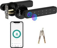 Smart Door Lock, 4 in 1 Keyless Entry Door Knob with Bluetooth A