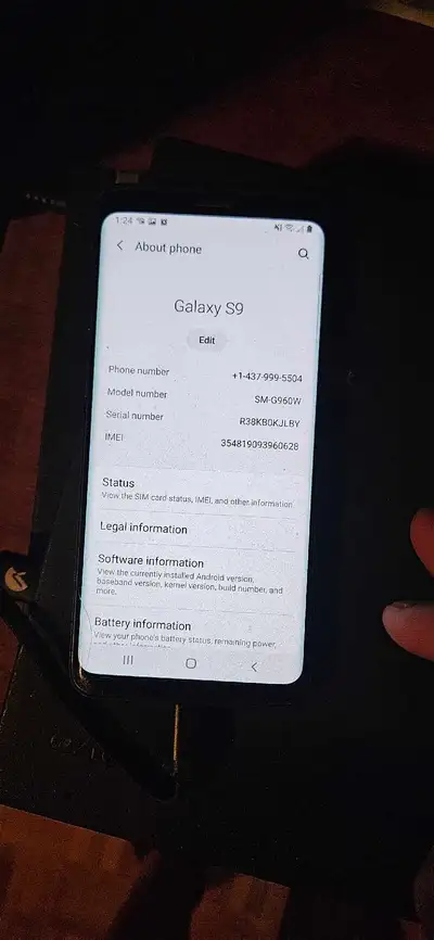 galaxy s9, cracked lower screen, View more