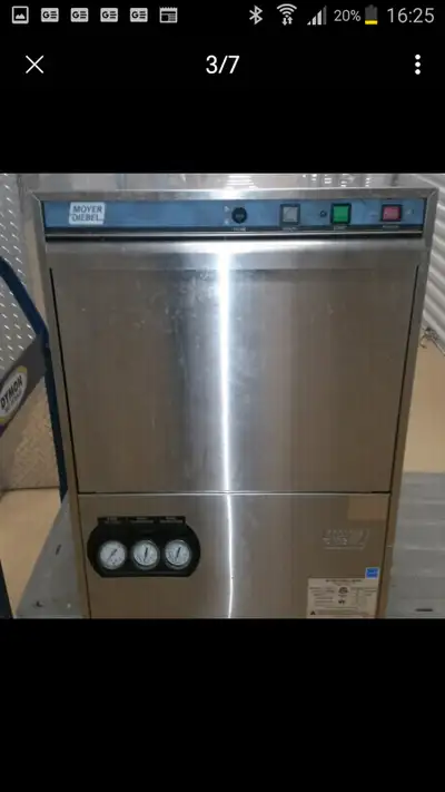 LOW TEMP STRAIGHT UPRIGHT completetly refurbished dishwasher C.M.A. AH ready for for hook up need 11...