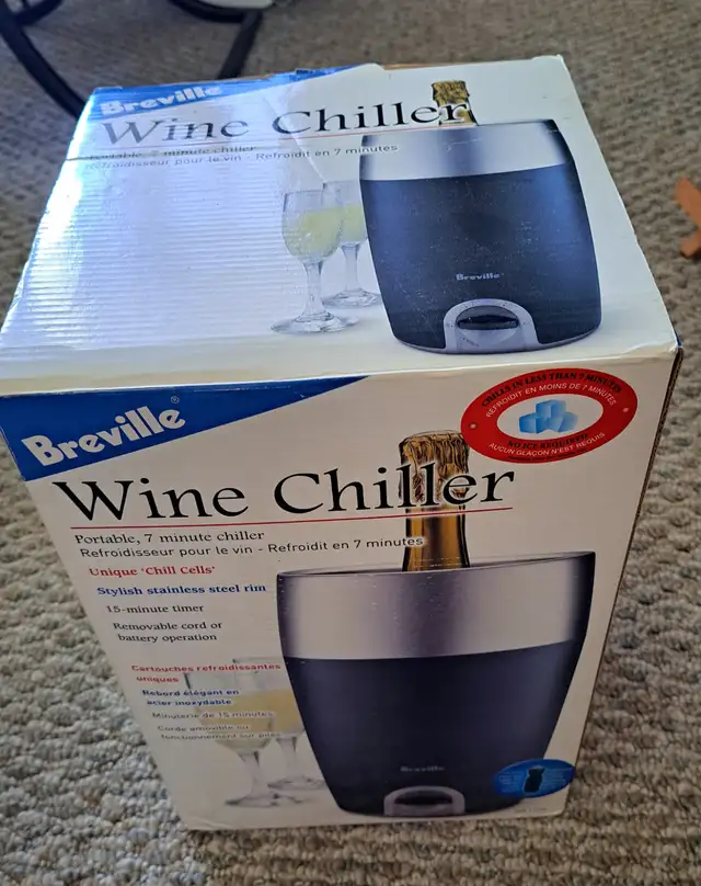 White Wine Lover's Package-Rack/Breville Chiller in Storage & Organization in Kitchener / Waterloo - Image 3