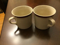 Ceramic tea cups  / set of two.