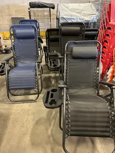 New Zero gravity Lounge Chairs Folding chair with cup holder, View more
