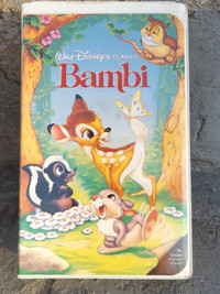 ORIGINAL WALT DISNEY'S CLASSIC "BAMBI" VHS TAPE
