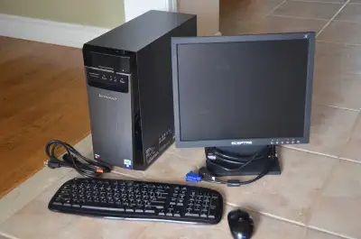 Lenovo desktop computer, View more