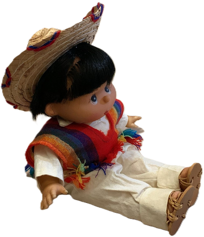 Mexican Folk Boy Doll – Traditional Outfit – ~12” – Scarborough, View more