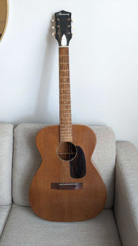1960's Harmony H-165 Mahogany Acoustic Guitar