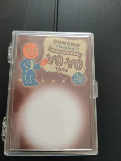 Vintage DUNCAN Jeweled YO YO In original box includes 1955 Yo Yo Trick Book Mint unused Barrhaven no...
