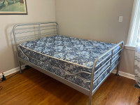 IKEA bed frame mattress and box spring