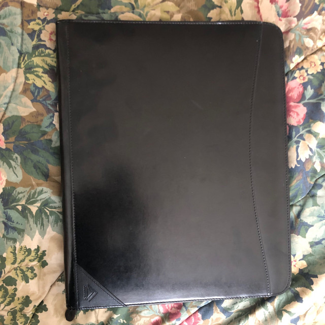 Black leather binder 14x11” in Other in Richmond