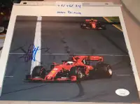 Sebastian Vettel signed 8x10 photos Ferrari Red Bull F1