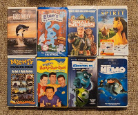 Collection of classic movies on VHS