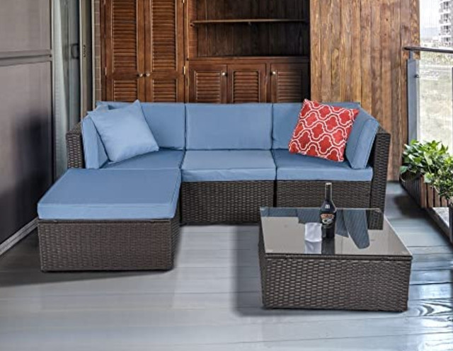 5Pc. Wicker Patio furniture set /New in Patio & Garden Furniture in Markham / York Region - Image 3