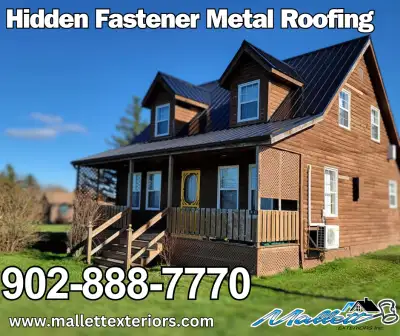Elevate Your Roofing Game with Hidden Fastener Metal Elegance! Unleash the beauty of modern design w...
