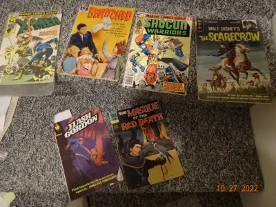 6  Comic Books,  70s, flash gordon, X-men, shogun,bewitched,, View more