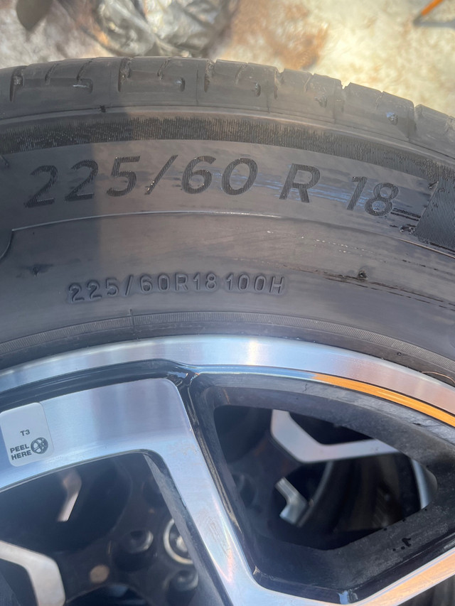 Tires and rims 225/60R -18  in Tires & Rims in Cranbrook - Image 2