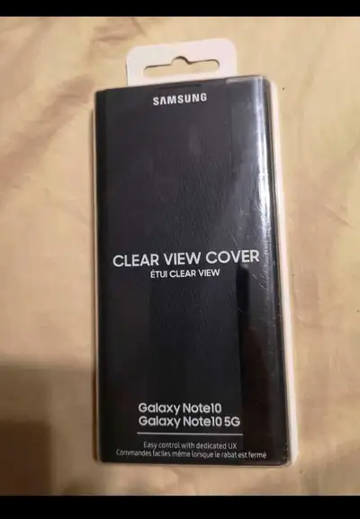 BRAND NEW SAMSUNG GALAXY NOTE 10 CLEAR VIEW COVER CASE $45 FIRM