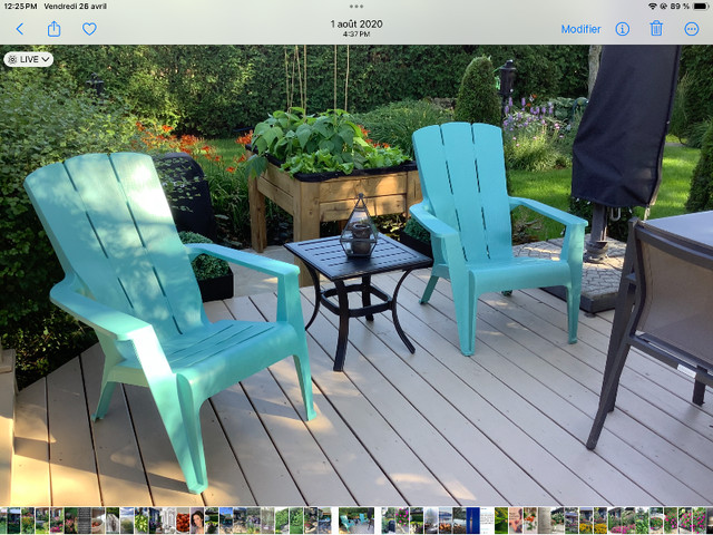 3 chaises Adirondack dans Mobilier pour terrasse et jardin  à Saint-Hyacinthe