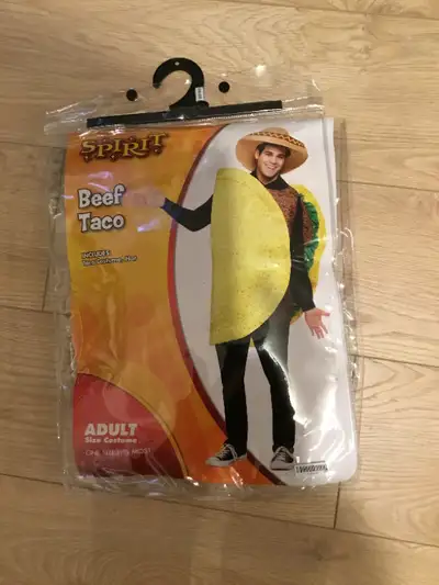 Costume for Adult or Youth Party of For Halloween Look like TACO, View more